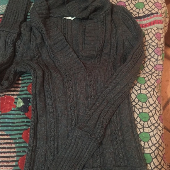 Roxy hooded tunic blue teal pre owned M - Picture 5 of 8